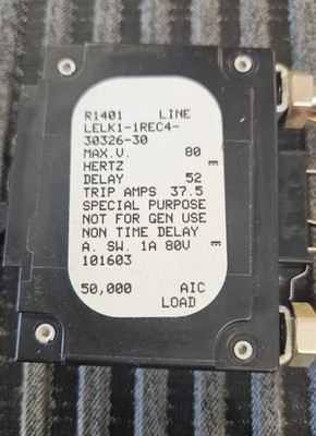 AIR PAX CIRCUIT BREAKER LELK1-1REC4-30326-30  30 AMPS