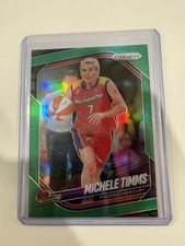 2025 Panini Prizm WNBA Michele Timms #133 Green Prizm Phoenix Mercury