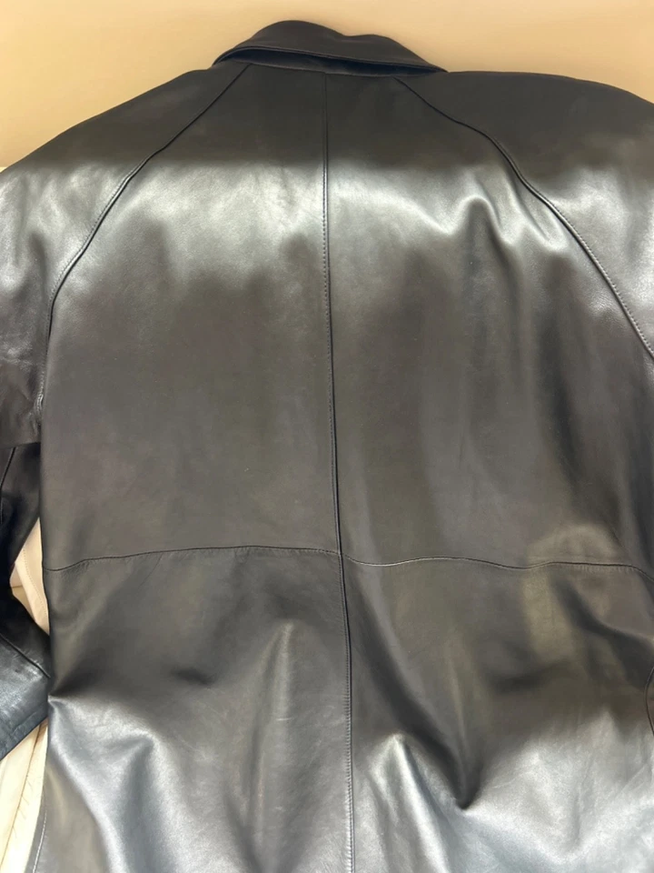 Sienastudio leather woman jacket black size XL - Image 2 of 4