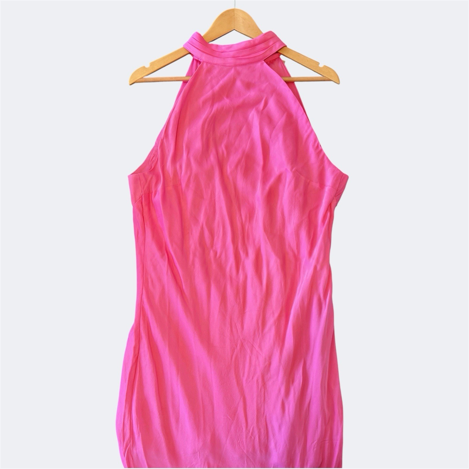 Meshki Claire Satin Drape Back Maxi Dress XXL / AU 14 / US 10 High Neck Backless image 5