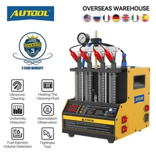 Car Fuel Injector Flushing Nozzles  Fuel Injector Tester 220V/110V Ultrasound