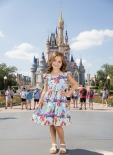 New Girls Boutique Little Mermaid Ariel Dress Disney Parks Magic Kingdom Epcot