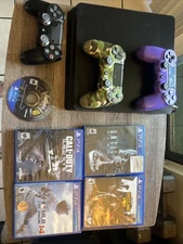 Sony Plat Station 4 with Remote Control with 5 Games for PlayStation 4