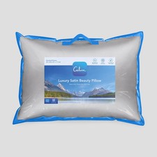 Calm Jumbo Medium Density Satin Bed Pillow Si...