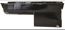 Summit Racing G3603 Oil Pan Steel Black Zinc 6 Qt. Sbc 1987 Up