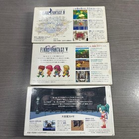 Nintendo Super Famicom Final Fantasy IV V VI set Japan SFC w/box From Japan