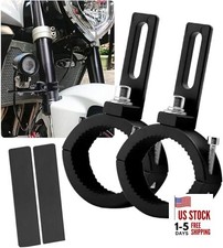 Motorcycle Fog Light Mount Brackets, Motorbike Auxliary Lights Tube Medium