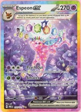 Pokemon Single: Espeon ex 155/131 Prismatic Evolutions (2025) SIR NM on eBay