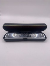 Vintage The Original Blue Danube Harmonica With Case