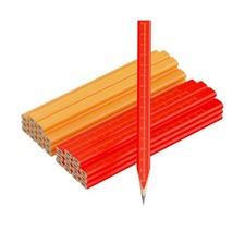 RONDURE 29 Pieces Carpenter Pencils Flat Construction Pencils with Printed Ru...