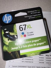 Genuine HP 67XL Tri-Color High Yield Ink Cartridge Original OEM NEW