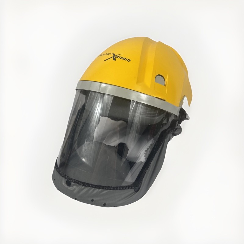 PureLite Xstream Powered Air Purifying Respitor Helmet Face Shield No Charger