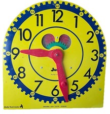 Original JUDY CLOCK Large J209040 Teach Time 13"
