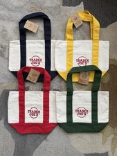 BRAND NEW with TAGS - Trader Joe’s 2025 Holiday Canvas Mini Tote Bag - Set of 4