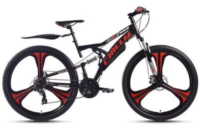 CHILLIZ Mountainbike Fully 27,5 Zoll MAG.01 schwarz-rot Rahmenhöhe 46 cm 21 Gäng