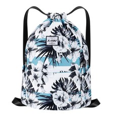 Drawstring Backpack Bag Sport Gym Sackpack Beach Cinch Bag