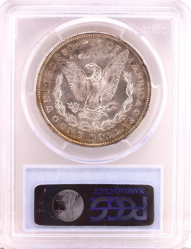 1878 7/8 TF $1 PCGS MS 62 "Reverse of 78" VAM 38 7/5 Tail Feather OverStamp - Image 2 of 4
