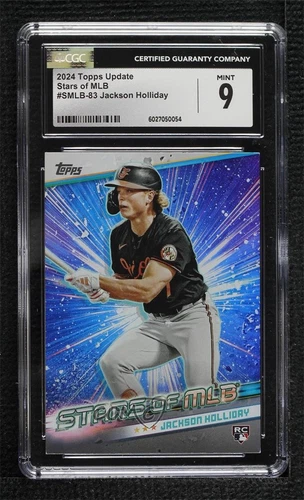 2024 Topps Update Stars of MLB Jackson Holliday #SMLB-83 CGC 9 Mint Rookie RC