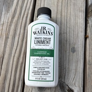 JR Watkins White Cream Liniment Camphor Turpentine Oil (Read Description)