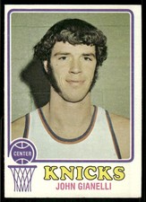 1973-74 Topps John Gianelli #162 New York Knicks