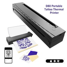 D80 Portable Printer Tattoo Heat Transfer Wireless Machine