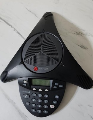 Polycom 2200-16200-001 SoundStation2 EX Display Analog Conference Phone