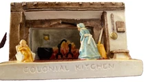 New-Sebastian Miniatures Colonial Kitchen Vintage #6251 USA 🇺🇸