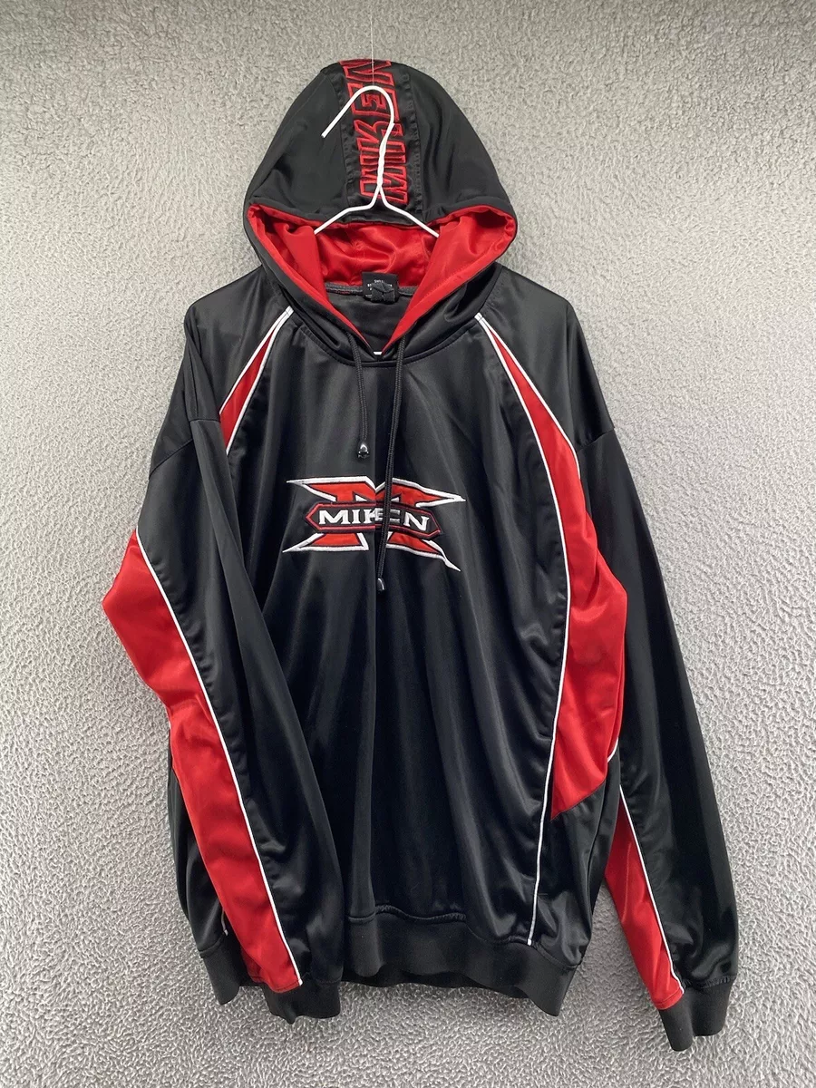 Miken Sports Baseball Embroidered Hoodie Sweatshirt in Men s Size Large