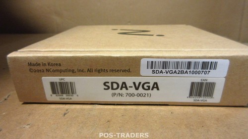 NComputing Secondary Display Adapter USB to VGA Analogique SDA-VGA 700-0021 NEUF - Photo 2/4