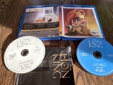 The Lion King Used Blu-ray/DVD, 2017, 2-Disc Disney Kids Fun Simba Free US Ship