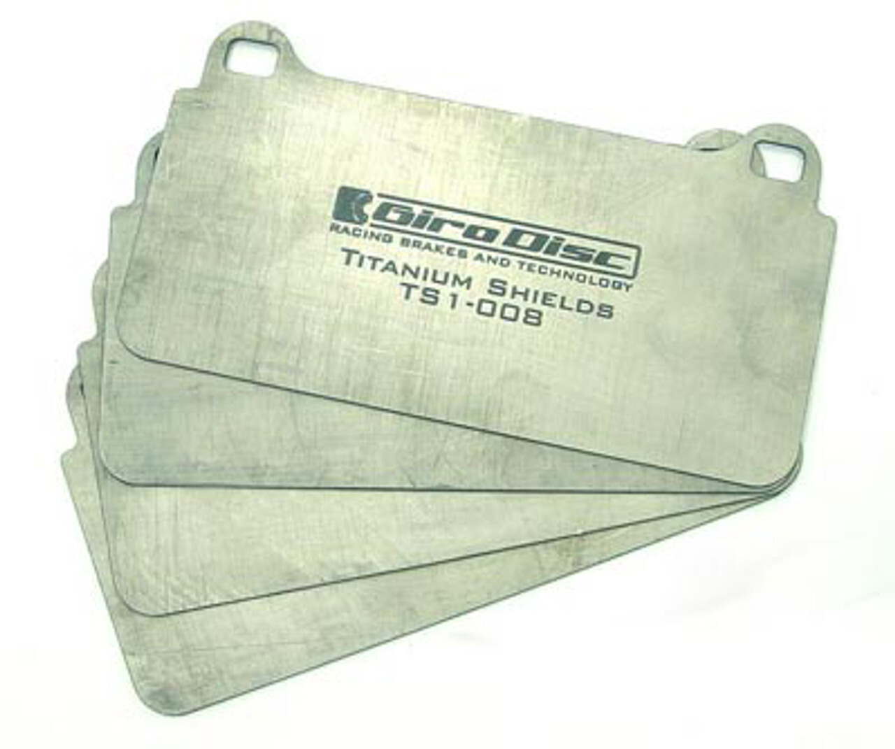 Girdodisc Titanium Pad Shields for 16-22 Acura NSX Front