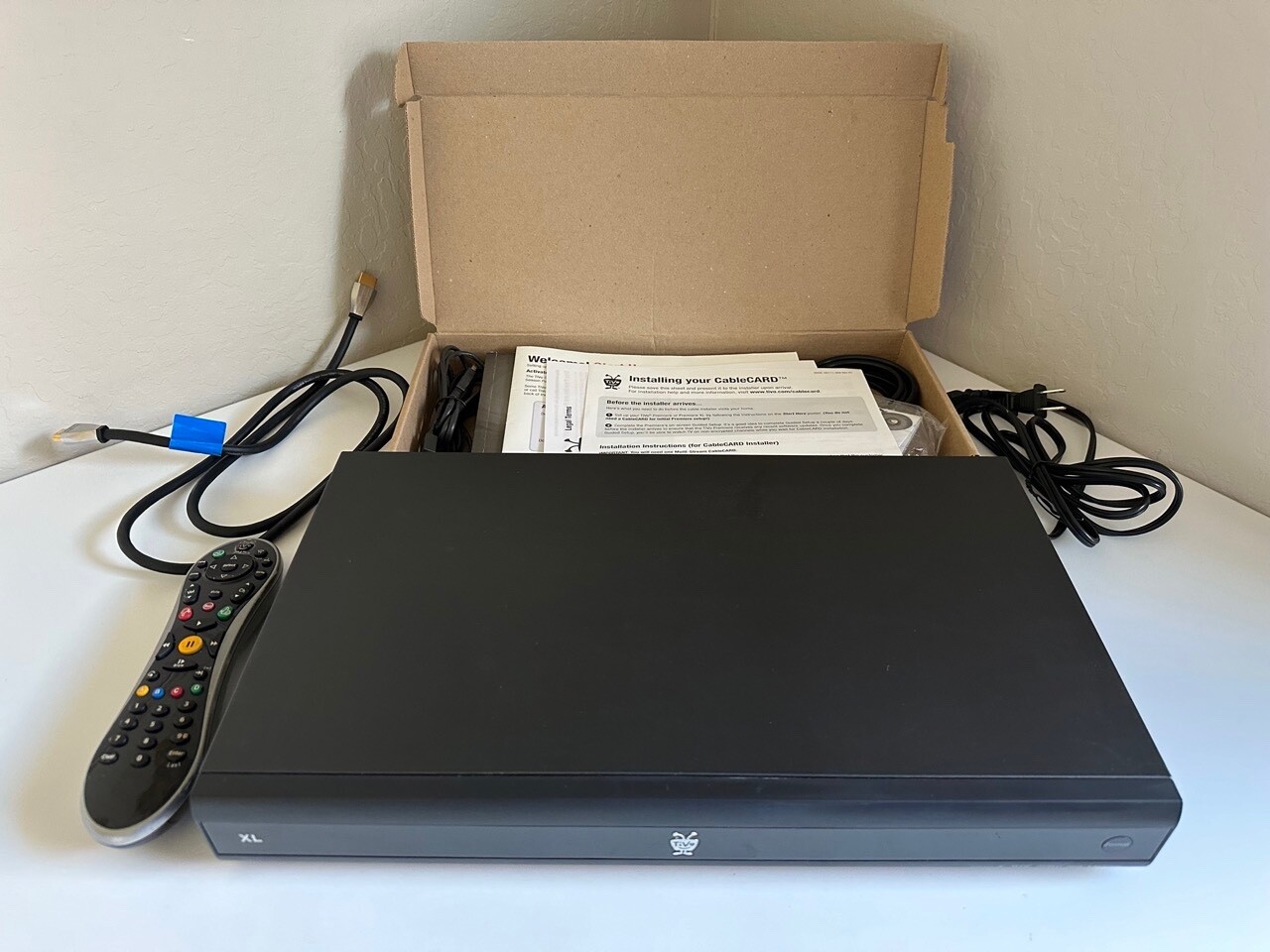 TiVo Premiere XL 1TB Series 4 TCD748000 + Remote + Lifetime Service + Extras eBay