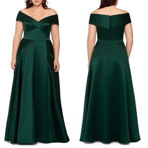 xscape emerald green dress