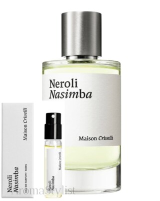 Neroli Nasimba by Maison Crivelli 1.5ml Vial Spray New Factory Sealed Edp