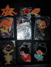 Lotto adesivi 60/70 Gadget Spot TV Toto Tata personaggio carosello Riccardone