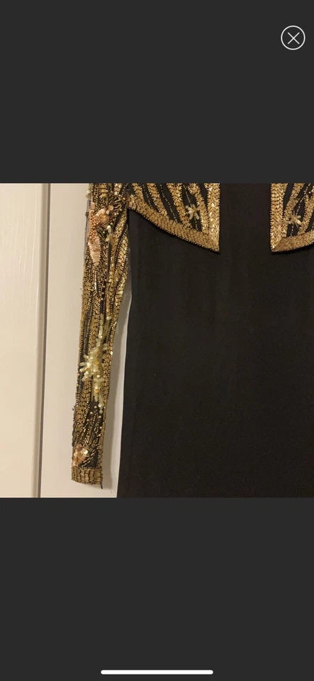 Bob Mackie vintage dress Cocktail Beading - Image 3 of 4