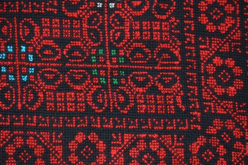 Egyptian Palestinian Bedouin Tablecloth-Hand Stitched embroidered Tablecloth - Picture 5 of 7