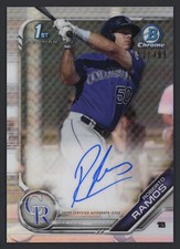 2019 Bowman Chrome Prospect Auto #CPA-RR Roberto Ramos Refractor /499 Rockies