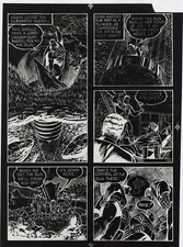 Superman 3D ACETATE ART 1953 Man Who Bossed Supes In Every Panel B&W Page Unique