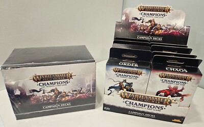 Warhammer age of sigmar champions campaign decks Display TCG englisch OVP