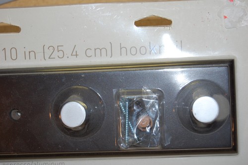 NIP Classic Home Coat rack 10 inch 25.4 cm hookrail - Picture 4 of 10