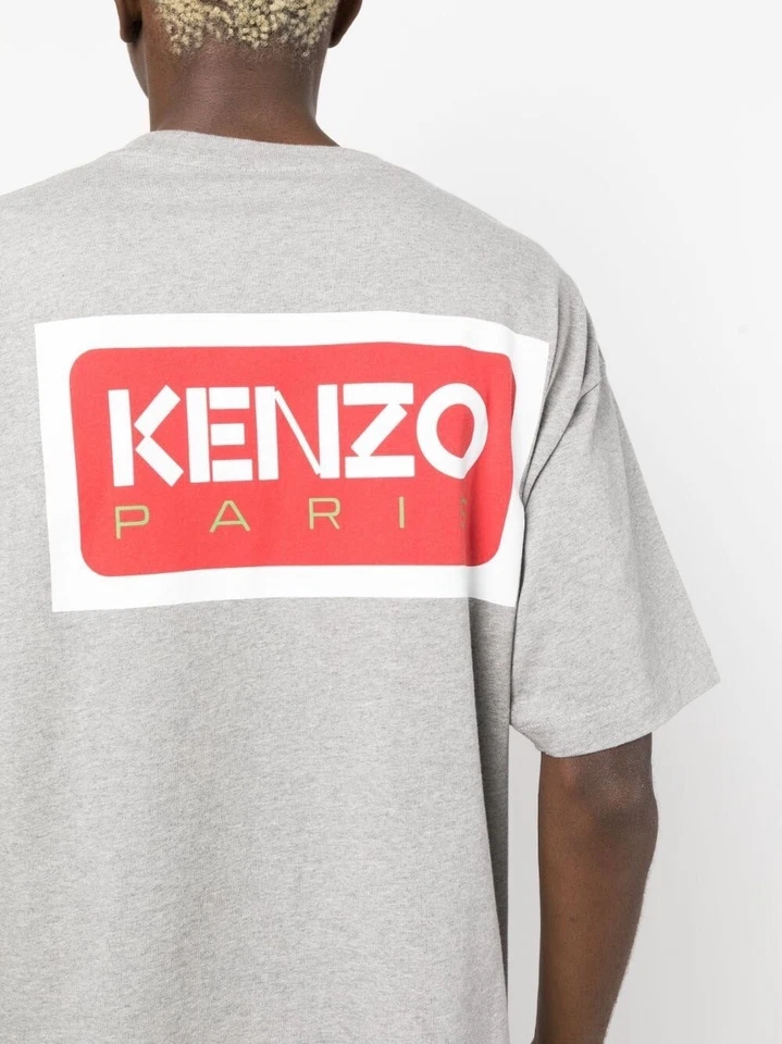 T-Shirt En Coton Oversize Kenzo Paris - Photo 4/4