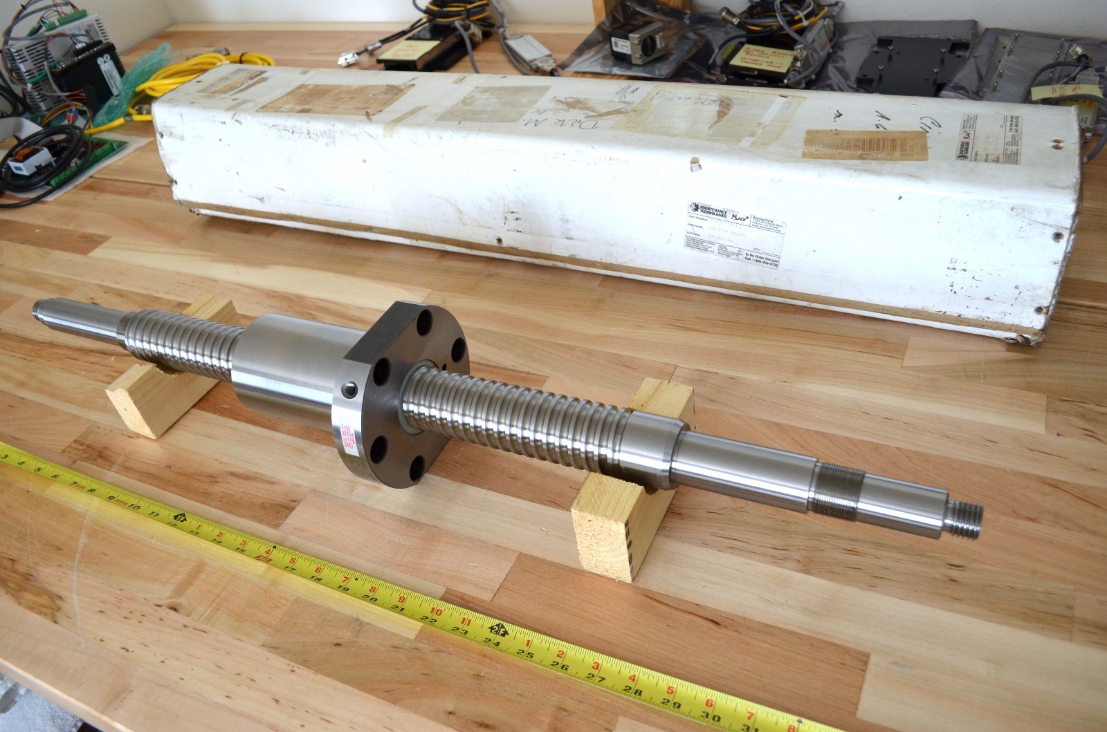 New SKF/TCM A6505 Precision Ground Ballscrew 2" dia. x900mm - THK CNC Router DIY