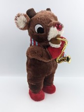Dan Dee Animated Musical Rudolph Red Nosed Reindeer Dancing Playing Saxophone