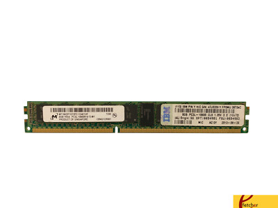 00D4981 00D4983 8GB PC3L-10600 VLP Memory IBM BLADECENTER HS23 7875, HS23E 8038