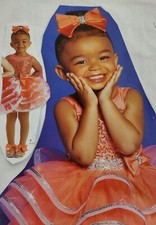 NEW Weissman Style 15188 Dance Ballet/Tap Costume Sunset Coral Tutu XSC