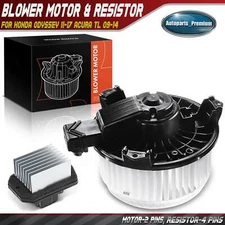Front HVAC Blower Motor & Resistor Kit for Honda Odyssey 11-17 Acura TL 09-14