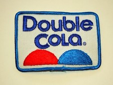 Rare écusson vintage en tissu soda double cola Enjoy années 70 neuf sous blister