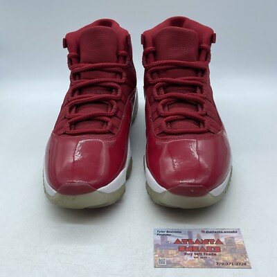 Size 9.5 - Jordan 11 Retro High Win Like '96 Red White Black