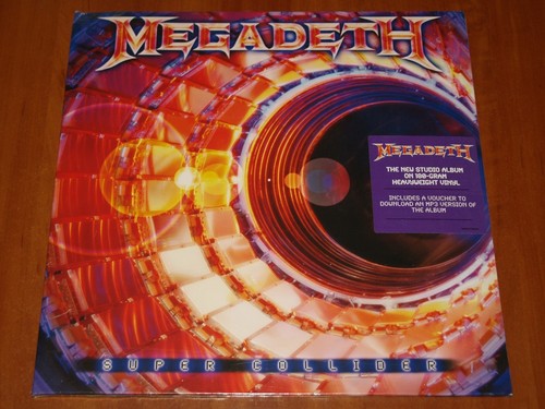 MEGADETH SUPER COLLIDER LP *EU* 2013 VINYL 180g UNIVERSAL MUSIC 1st PRESS !! New